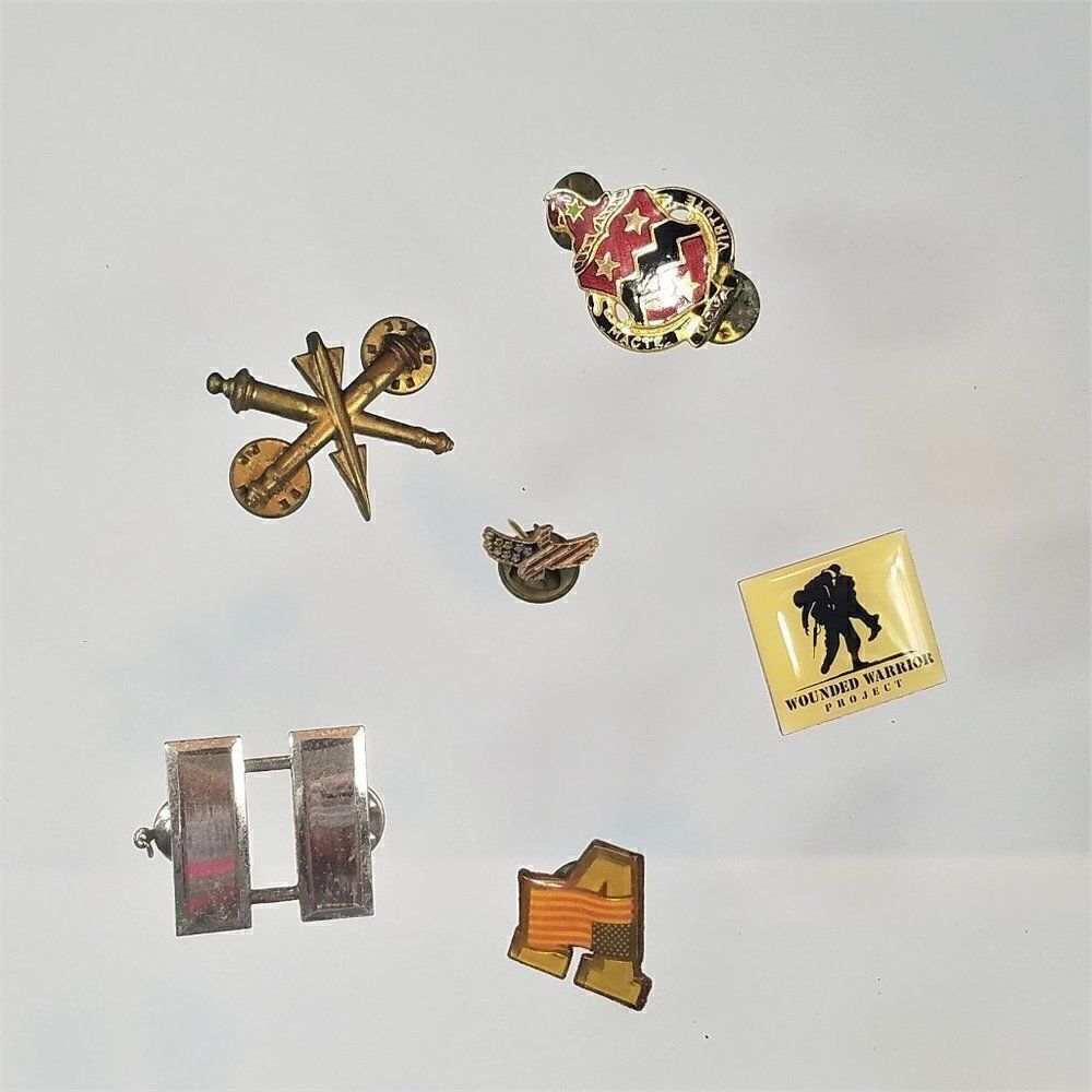Army Pin Lot Mixed Military